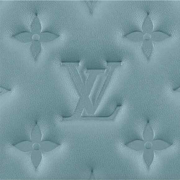 Louis Vuitton Coussin PM Blue Glacier Silver Chain Strap Shoulder Crossbody Bag - Picture 9 of 12